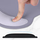 ITNRSIIET Ergonomic Mouse Pad with Comfort Gel Wrist Rest, Non-Slip PU Base, Smooth Textured Surface, Reduces Hand Fatigue & Wrist Pain, 8.7 x 7.2 Inch for Office Gaming Home, Mist Gray