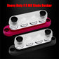 4 x M8 (5/16") Studs Power Distribution Block Bus Bar 12V, Ampper 4.3" 200A Marine BusBar Battery Distribution Block W/Cover for Car Boat Solar (Red & Black)