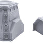 EnderToys Armored Barracks Set by Terrain4Print, 3D Printed Tabletop RPG Scenery and Wargame Terrain 28mm Miniatures, Grey