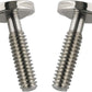 E-outstanding D Ring Hinged Screw 2PCS 1/4-20 Thread D-Ring Stainless Steel Camera Fixing Screws for Camera Tripod Monopod QR Plate 26mm Length