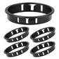 5PCS 3-9/16" Black Cable Snap Bushing Grommet, Snap in Cord Bushing Protect Cables