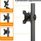 PHOLITEN Monitor Mount for Most 13-32" Computer Screens up to 20lbs,Adjustable Single Desk Monitor Stand with Tilt Swivel Rotation, VESA 75x75mm/100x100mm