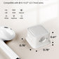 12 Pack Magnetic Cord Organizer Holder,Strong Adhesive Desk Cable Management Easy Open,Organize Phone Charging Cords Wire Holder Organizer Neatly for Home,Office,Car,Desk,Nightstand-White