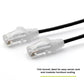 TRUECABLE Cat6 Component Rated Patch Cable, Unshielded (U/UTP), 2ft, Black, 28AWG Solid Copper, Snagless 10G High-Speed Ethernet Cable, PoE++ 4PPoE 100W, UL Listed, RoHS-3, 1 Pack