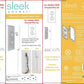 Sleek Socket Original & Patented Ultra-Thin Outlet Concealer with Cord Concealer Kit, Flat Extension Cord with Multi Outlets Power Strip, Ideal for Home Improvement, Hide Bulky and Messy Cords