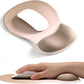 EooCoo Ergonomic Mouse Pad with Gel Wrist Rest Support Middle Concave Design, Relieve Wrist Pain Mousepad, Non-Slip Base for Laptop, Office Desk Accessories, Carpal Tunnel Syndrome