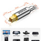 VANAUX 33FT Digital Optical Audio Cable (24K Gold Plated Connectors, Aluminum Alloy Shell, Braided Jacket) S/PDIF Toslink Cable for Home Theater, Soundbars, Gaming Consoles