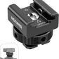NEEWER Cold Shoe Mount Adapter Compatible with DJI Mic 2 Rode Wireless GO II Hollyland Saramonic NEEWER Wireless Mini Microphone, Anti Interference Offset Contact Design for Speedlite Flash, UA079