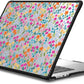 CASETiFY Impact MacBook Air 15" (M2-M4) Case [Cushioned Impact Corners/Scratch-Resistant/Anti-Slip Grip] - Petit Floral Transparent - Clear Black