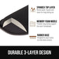 GORILLA GRIP Silky Gel Memory Foam Keyboard Wrist Rest for Computer and Mouse Pad, Ergonomic Design Typing Support, Desk Office Supplies, Hand & Arm Mousepad Cushion and Coaster, 3 Piece Set, Black