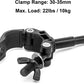 PHOCUS Half Coupler Clamp with 5/8" Pin, Photography Heavy Duty Truss Clamp for Round Tube to Support Studio Lighting, LED Ring Lights, Video Equipment (Clamp Range: 30-35mm)