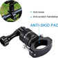 PULUZ Bike Camera Handlebar Mount for Gopro Hero 12/11/10/9/8/7/6 Bike Motorcycle Mount Clip, 360 Degree Rotation Aluminum Bicycle Bracket for DJI OSMO Action&Xiaoyi Camera