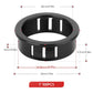 100PCS 1" Black Cable Snap Bushing Grommet, Snap in Cord Bushing Protect Cables