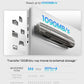MOVE SPEED 512GB Thumb Drive, 1000MB/s Read Write Speed, USB 3.2 Gen2+Type C Dual Interface SSD Drive with Leather Case Memory Stick for iPhone 15, 16, 17 Series/MacBook/Android/Audio etc(1 Pack)