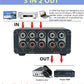 3 in 2 Out RCA Stereo Audio Switch Input Signal Source Switcher Selector Splitter Box -RC32
