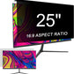 Hanging Computer Privacy Screen Protector Shield 25 inch 16:9 Widescreen Desktop Monitor, Anti Blue Light & Glare Filter - Compatible with LG Dell HP Acer and More (22.44X13.38 in)