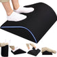 Foot Rest for Under Desk at Work Ergonomic Under Desk Footrest，Support Foot Pillow Double-Sided Footstool， for Office, Home & Gaming Leg Elevation Pillow Black