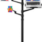 Triple arm Height Adjustable Stand Mount with Rolling Wheel for Laptop(11-17 inch) and Compatible with ipad iPad pro 12.9 inch/Tablet/Ereader (Black)
