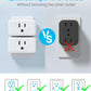 Multi Plug Wall Outlet Extender 2 Pack, VINTAR Electrical Multiple Outlet Splitter, 3 Way Plug Adapter, Small Wall Expander for Home Office Dorm Cruise Ship Travel Essentials