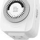 TiFFCOFiO Indoor Mechanical Outlet Timer, 3 Prong Timers for Electrical Outlets, 24-Hour Programmable Plug in Light Timer, ETL Listed (1 Pack)