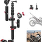 Motorcycle Mount kit for Insta36O X5 X4, Bike Handlebar Clamp Mount and 59" Invisible Selfie Stick Bundle Kit, Heavy-Duty Super Clamp Camera Ebike ATV Mount for G02/3 /3S/Ace, GoPr0 13,JC017