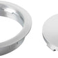 Desk Grommet for Wire Organizer,PC Computer Desk Plastic Grommet Cord, Tidy Cable Hole Cover Organizers,2 Pack (53mm, Silver)