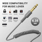 OneOdio 6.35mm to 3.5mm 6.6-9.8FT Stereo Adapter Cable Compatible with AMPs, Electronic Keyboards, Mixers, Guitars and Pro10/Pro30/Pro50 Headphones of OneOdio-Gray