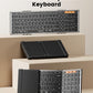 ProtoArc Backlit Foldable Keyboard, XK01 Plus Folding Portable Bluetooth Keyboard for Travel, True Full Size External Wireless Keyboards with Backlight for iPad Tablet Smartphone Laptop PC