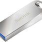 SanDisk 128GB Ultra Luxe USB 3.1 Gen 1 Flash Drive - SDCZ74-128G-G46, Black