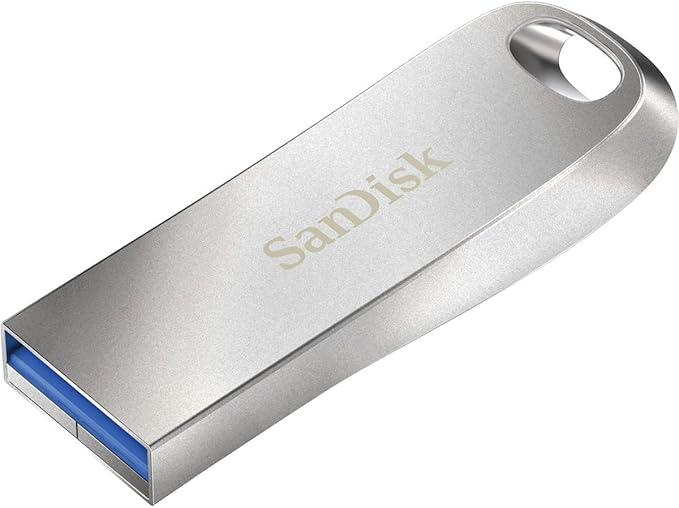 SanDisk 128GB Ultra Luxe USB 3.1 Gen 1 Flash Drive - SDCZ74-128G-G46, Black