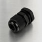 MGI SpeedWare 1/2" NPT Strain Relief Nylon Cord Grip Cable Glands, Black Plastic Grommet 5-Pack