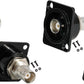 PENGLIN 2PCS BNC D Series Panel-Mount Connector, BNC Female to Female Adapter Bulkhead Connector, Coaxial Extension Coupler for Custom Communication & Surveillance Systems (Pack of 2)
