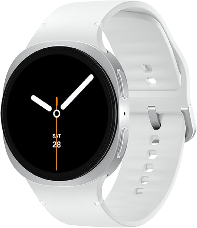 Samsung Galaxy Watch 8 (2025) 44mm Bluetooth Smartwatch, Cushion Design, Fitness Tracker, Sleep Coaching, Running Coach, Energy Score, Heart Rate Tracking, Silver [US Version] (Renewed)