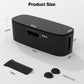 Cable Management Box - Large Cord Organizer Box to Hide Power Strip & Under Desk, TV Computer Wires Cable Organizer Box with Baby Proofs, Desk Cord Organizer for Home/Office - Black