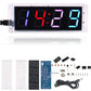 Soldering Practice Kit DIY RGB Digital Tube Adjustable Multifunctional Alarm Clock Electronics Projects Soldering Kit Welding Skills Learn Soldering Kit for DIYers (04SZ01)