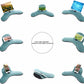 Phone Wrist Support/Soft Pillow Stand/2021 New Multi-Angle Tablet Stand/Phone Holder/Pillow Lap Pad Stand,for Ipad,Phones,Tablets, Ereaders,Books(Malachite-Green)