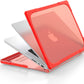 Batianda Compatible with New MacBook Pro 16 inch Case 2024 M4 Chip 2023 2021 Release with M3 M2 Pro Max, Heavy Duty Protective Plastic Hard Shell with Fold Kickstand & Keyboard Cover Protector, Red