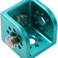 Block 3/8" Thread Bracket Lock Mounting Adapter for ARRI Sony RED Camera Lens Motor Teradek Wireless Blue