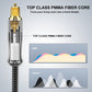 EMK 24K Gold-Plated Optical Audio Cable [25ft/8M] - Digital Toslink SPDIF Cable Compatible with Soundbar to TV, Home Theater - High-Speed Fiber Optic Cable (Silver)