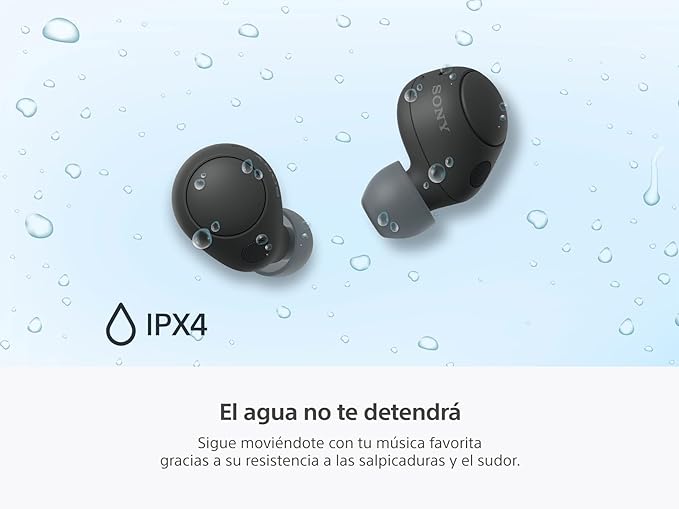 Sony WF-C700N Wireless Noise-Canceling Earbuds - Bluetooth Hi-Fi Earphones with 35-Hour Battery, Water-Resistant Design, Touch Controls for Calls and Music - Premium Audio Experience, Black