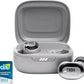JBL Live Free 2 - True Wireless Noise Cancelling Earbuds, Up to 35hrs of Playtime, 6 mics for Perfect Calls with Zero Noise, IPX5 Waterproof, Oval Tubes for Better Comfort, Isolation, & bass (Silver)