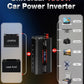 LVYUAN 1500W Car Power Inverter 12V to 110V DC to AC with 2 US Sockets, Cigarette Lighter, LCD Display, USB Ports for Car, Home, Truck, Outdoor, Camping