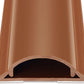 Cord Hider Floor 68in (4 x L17in), Large Capacity Floor Cord Cover, Hard PVC Wire Cover, Cable Management Floor, Brown, Cord Cavity - 1.1"(W) x 0.4"(H)