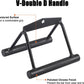 SERTT Workout Cable Machine Attachment for Home Gym, LAT Pulldown Attachments, Cable Accessories for Weight Training, Straight Pull Down Bar, Tricep Rope, Double D Row Handle, V-Shaped Bar