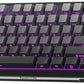 Redragon Wireless Mechanical Keyboard,3-Modes Bluetooth Gasket Hot Swappable TKL RGB Custom Keyboard,Pre-lubed Switches,Side Printed PBT Gradient Keycaps, South-Facing LEDs Socket