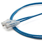 TRUECABLE Cat6 Component Rated Patch Cable, Unshielded (U/UTP), 2ft, Blue, 28AWG Solid Copper, Snagless 10G High-Speed Ethernet Cable, PoE++ 4PPoE 100W, UL Listed, RoHS-3, 1 Pack