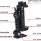 Metal Phone Tripod Mount w Rotatable Cold Shoe for Micphone Easy Use,Compatible with iPhone Tripod Adapter, Cell Phone Mount Holder,Hot Video Creater Vlogging Rig