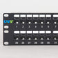 ICC CAT5e Feed-Through Patch Panel, 48 Port, 2U Rackmount, RJ45 Ethernet Patch Panel, No Punch Down, PoE++ and TAA Compliant, Black