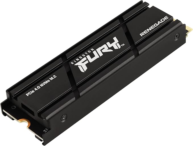 Kingston Fury Renegade 4TB PCIe Gen 4.0 NVMe M.2 Internal Gaming SSD with Heat Sink | PS5 Ready | Up to 7300MB/s | SFYRDK/4000G