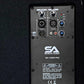Seismic Audio - SA-10MT-PW-Pair - Pair of Powered 2-Way 10" Floor / Stage Monitor Wedge Style with Titanium Horns